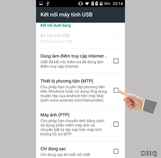 Chọn loại kết nối
